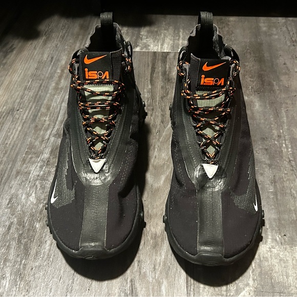Nike Mens Size 11 React Runner Mid WR ISPA Black/White/Anthracite AT3143-001 - Picture 1 of 6